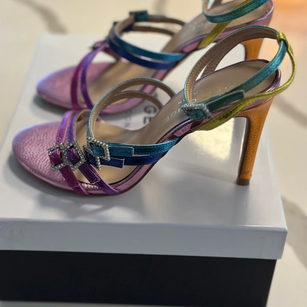 Kurk Geiger Rainbow Heels Size 6.5 - Picture 4 of 8